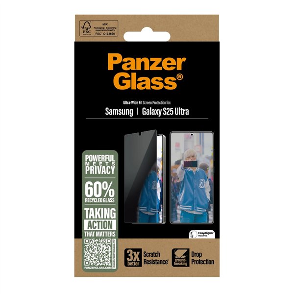 PanzerGlass Privacy Screen Protector Samsung Galaxy S25 Ult