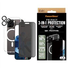 PanzerGlass 3-in-1 Privacy Protection Bundle iP 16 Pro Max 2