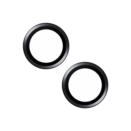 PanzerGlass Hoops Black Camera Lens Protector iP 15 15 Plus