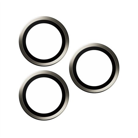 PanzerGlass Hoops Natural Metal Lens Protector iP 15 Pro / Max