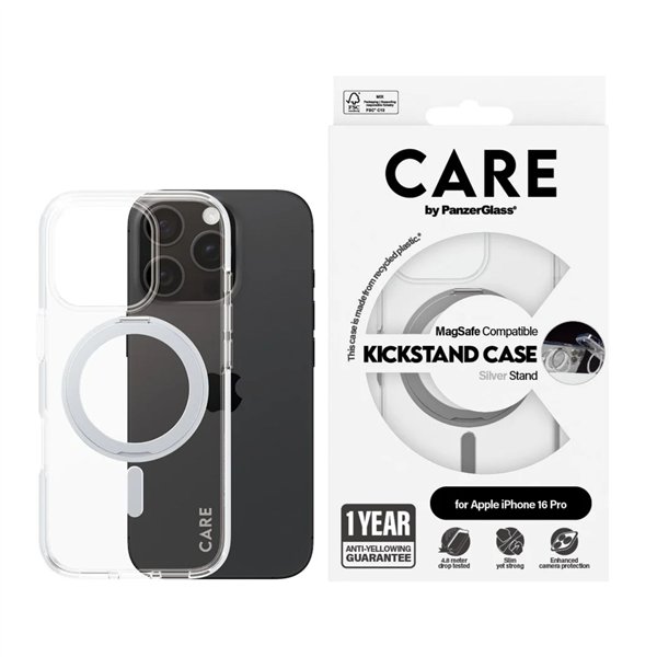 CARE by PanzerGlass Feature Case trasp. SI MagSafe iP 16 Pro