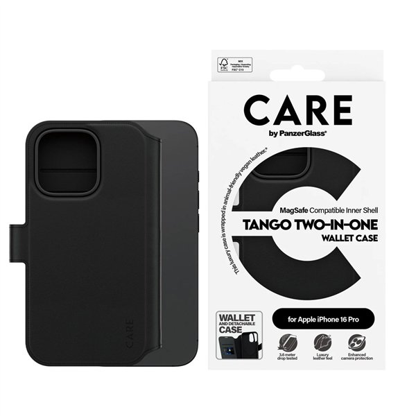 CARE by PanzerGlass Feature Case Wallet MagSafe iP 16 Pro