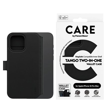 CARE by PanzerGlass Feature Case Wallet MagSafe iP 16 Pro Max