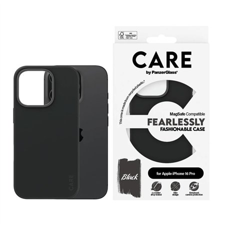 CARE by PanzerGlass Fashionable Case BK MagSafe iP 16 Pro