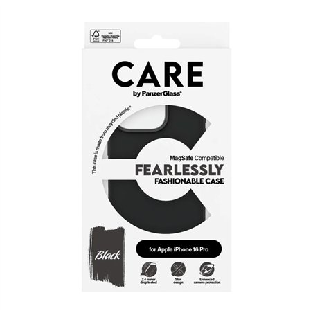 CARE by PanzerGlass Fashionable Case BK MagSafe iP 16 Pro