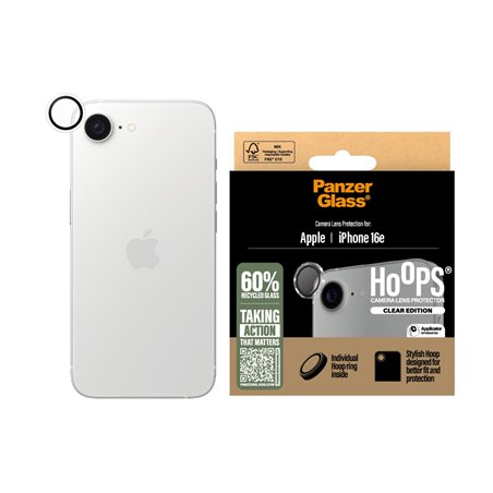 PanzerGlass Hoops Transparent Lens Protector iPhone 16e