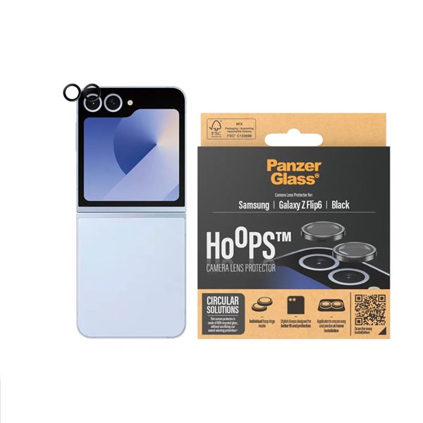 PanzerGlass Hoops Black Lens Protector Samsung  Z Flip6