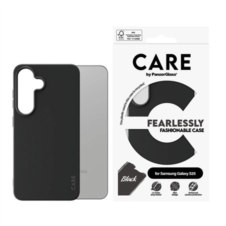 CARE by PanzerGlass Case nero Samsung  S25