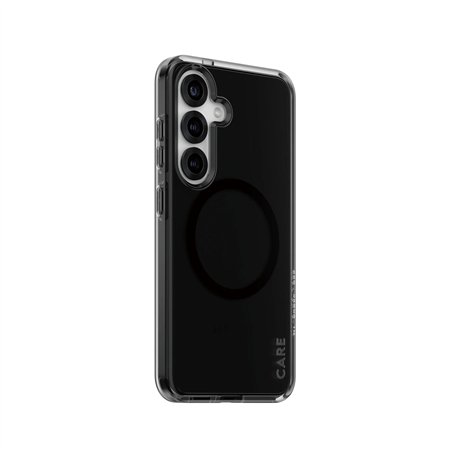 CARE by PanzerGlass Case Urban Combat Smokey Black Qi S25