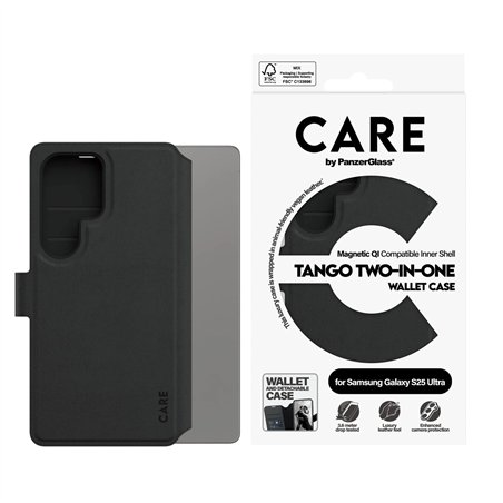 CARE by PanzerGlass Feature Case Tango Two-in-One Wallet Qi S25 U