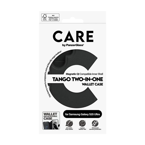 CARE by PanzerGlass Feature Case Tango Two-in-One Wallet Qi S25 U