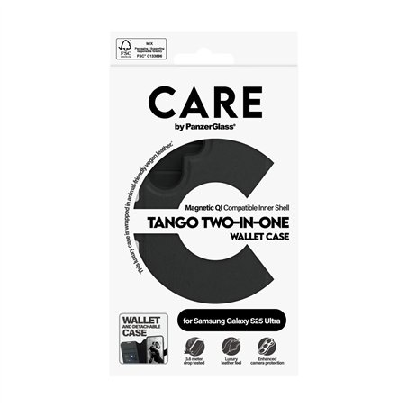 CARE by PanzerGlass Feature Case Tango Two-in-One Wallet Qi S25 U