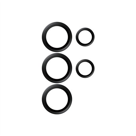 PanzerGlass Hoops Black  Lens Protector Samsung  S25 Ultra