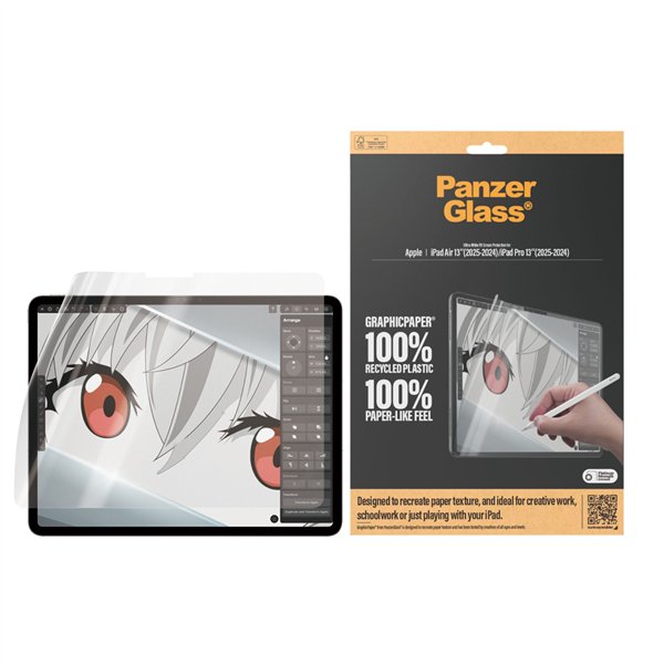 PanzerGlass GraphicPaper Screen Prot. iPad Air 13/iPad Pro 13