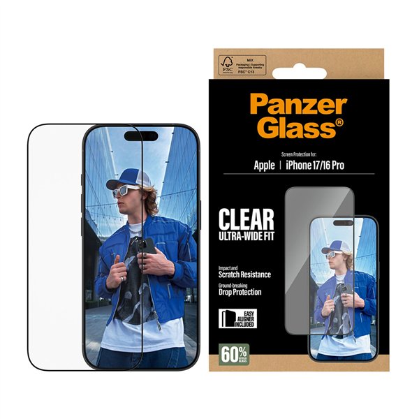 PanzerGlass iP 17 iP 16 Pro UWF EasyAligner