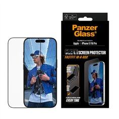 PanzerGlass iP 17 / 16 Pro UWF Fastfit con bordo nero 2