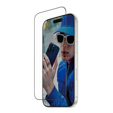 PanzerGlass iP 17 Pro UWF Fastfit con bordo nero