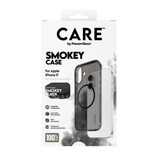 CARE by PanzerGlass Case Urban Expl Smokey BK MagSafe iP 17