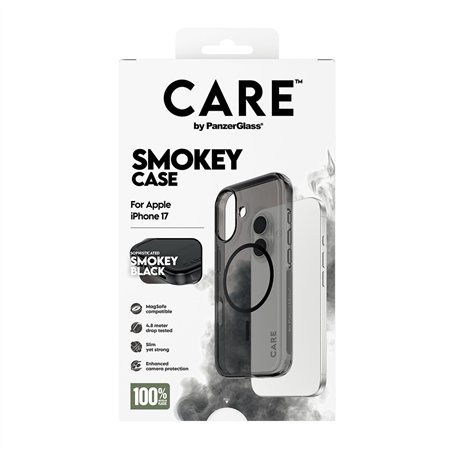 CARE by PanzerGlass Case Urban Expl Smokey BK MagSafe iP 17