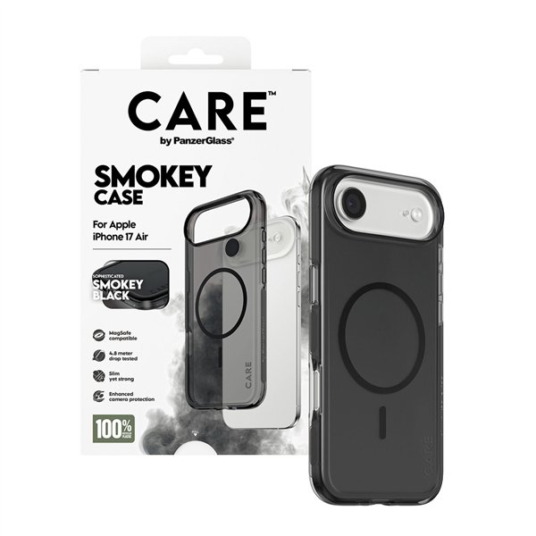 CARE by PanzerGlass Case Urban Expl Smokey BK MagSafe iP Air