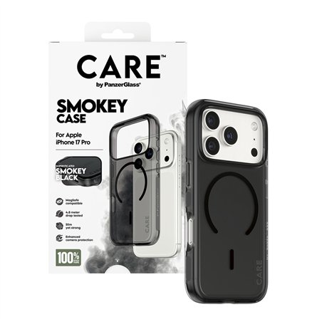 CARE by PanzerGlass Case Urban Expl Smokey BK MagSafe iP 17 Pro