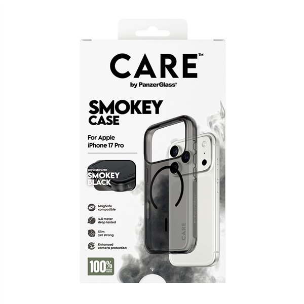CARE by PanzerGlass Case Urban Expl Smokey BK MagSafe iP 17 Pro