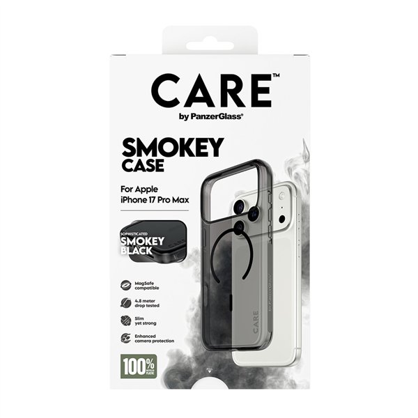 CARE by PanzerGlass Case Urban Expl Smokey BK MagSafe iP 17 P M