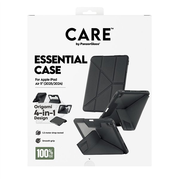 CARE by PanzerGlass TPU Essential Case iPad Air 11 nero