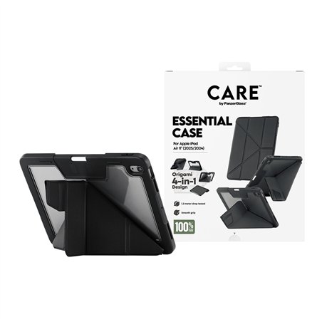 CARE by PanzerGlass TPU Essential Case iPad Air 11 nero