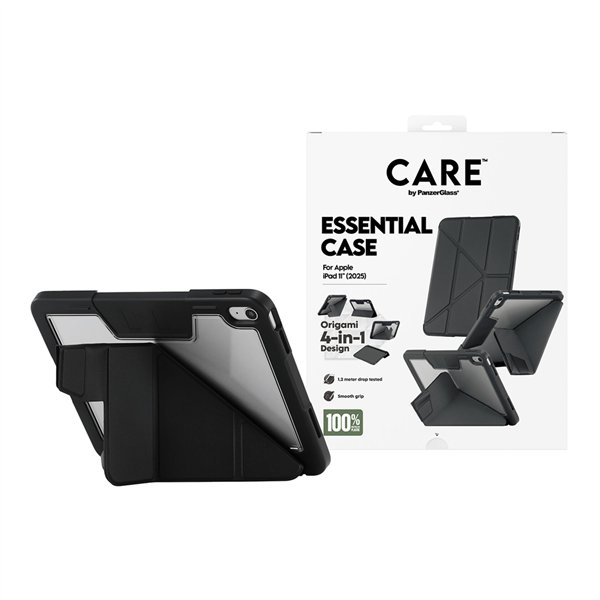 CARE by PanzerGlass TPU Essential custodia iPad 11 nero