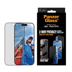 PanzerGlass Privacy bordo nero iP 17 UWF Fastfit 2