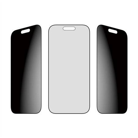 PanzerGlass Privacy bordo nero iP 17 UWF Fastfit