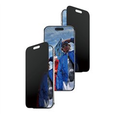 PanzerGlass Privacy bordo nero iP 17 Air UWF Fastfit