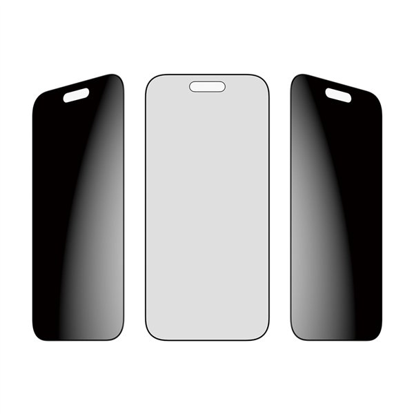 PanzerGlass Privacy bordo nero iP 17 Air UWF Fastfit