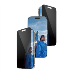 PanzerGlass Privacy bordo nero iP 17 Pro UWF Fastfit