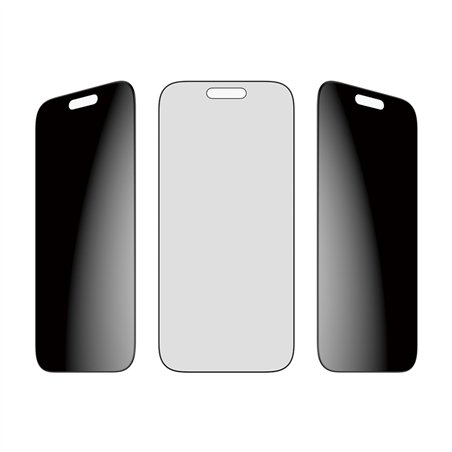 PanzerGlass Privacy bordo nero iP 17 Pro UWF Fastfit