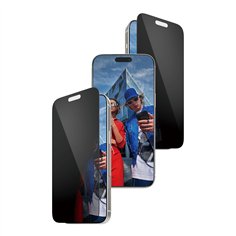 PanzerGlass Privacy bordo nero iP 17 Pro Max UWF Fastfit