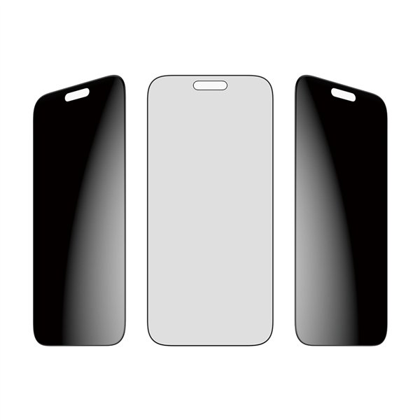 PanzerGlass Privacy bordo nero iP 17 Pro Max UWF Fastfit