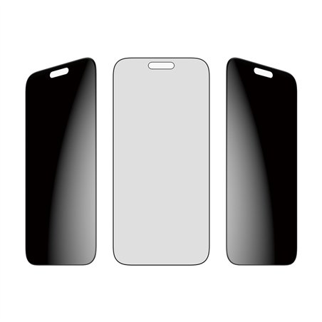 PanzerGlass Privacy bordo nero iP 17 Pro Max UWF Fastfit