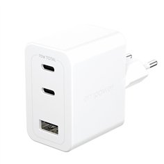 PanzerGlass empower 70W caricab. 2x USB-C 1x USB-A bianco