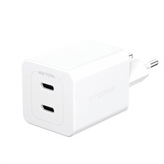 PanzerGlass empower 45W caricab. 2x USB-C bianco