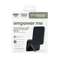 PanzerGlass empower Powerbank w. Spin Stand 5000mAh Space nero