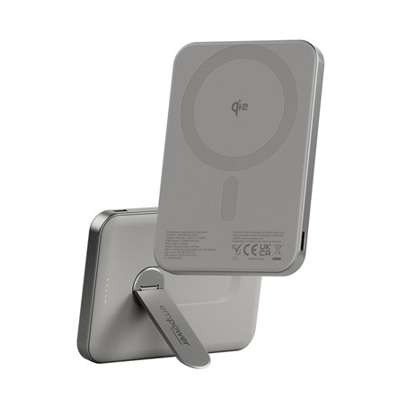 PanzerGlass empower Powerbank w. Spin Stand 5000mAh Titanium