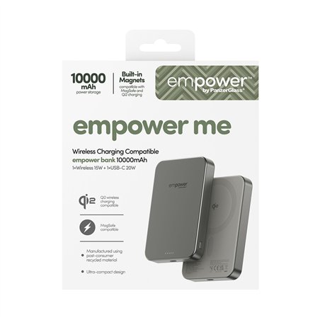 PanzerGlass empower Powerbank 10000mAh Titanium