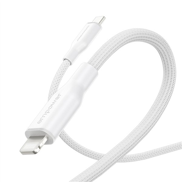 PanzerGlass empower 60W USB-C a Lightning USB 2.0 1.2m bianco