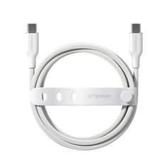 PanzerGlass empower 60W USB-C a USB-C cavo USB 2.0 1.2M bianco