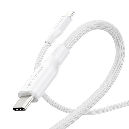 PanzerGlass empower 240W USB-C a USB-C USB 2.0 1.2M bianco