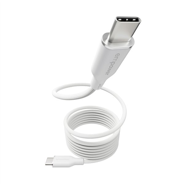 PanzerGlass empower Magnetic 240W USB-C a USB-C 1.5m bianco