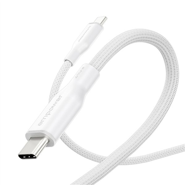 PanzerGlass empower 240W USB-C a USB-C USB 2.0 2M bianco