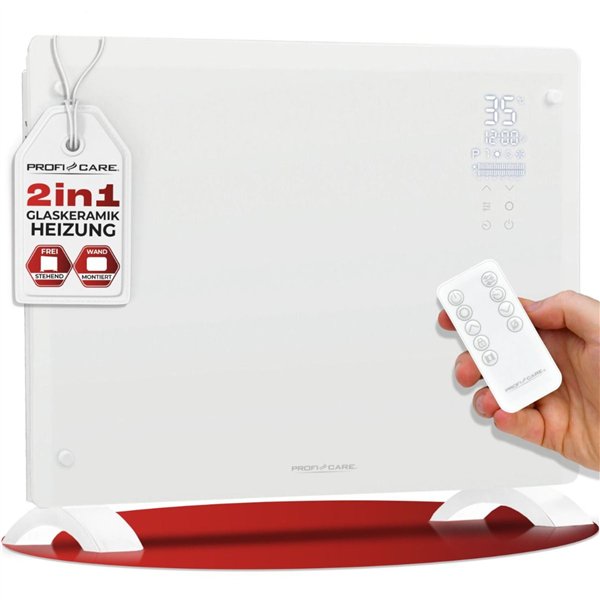 Proficare PC-GKH 3118 white Glass Konvector Heater